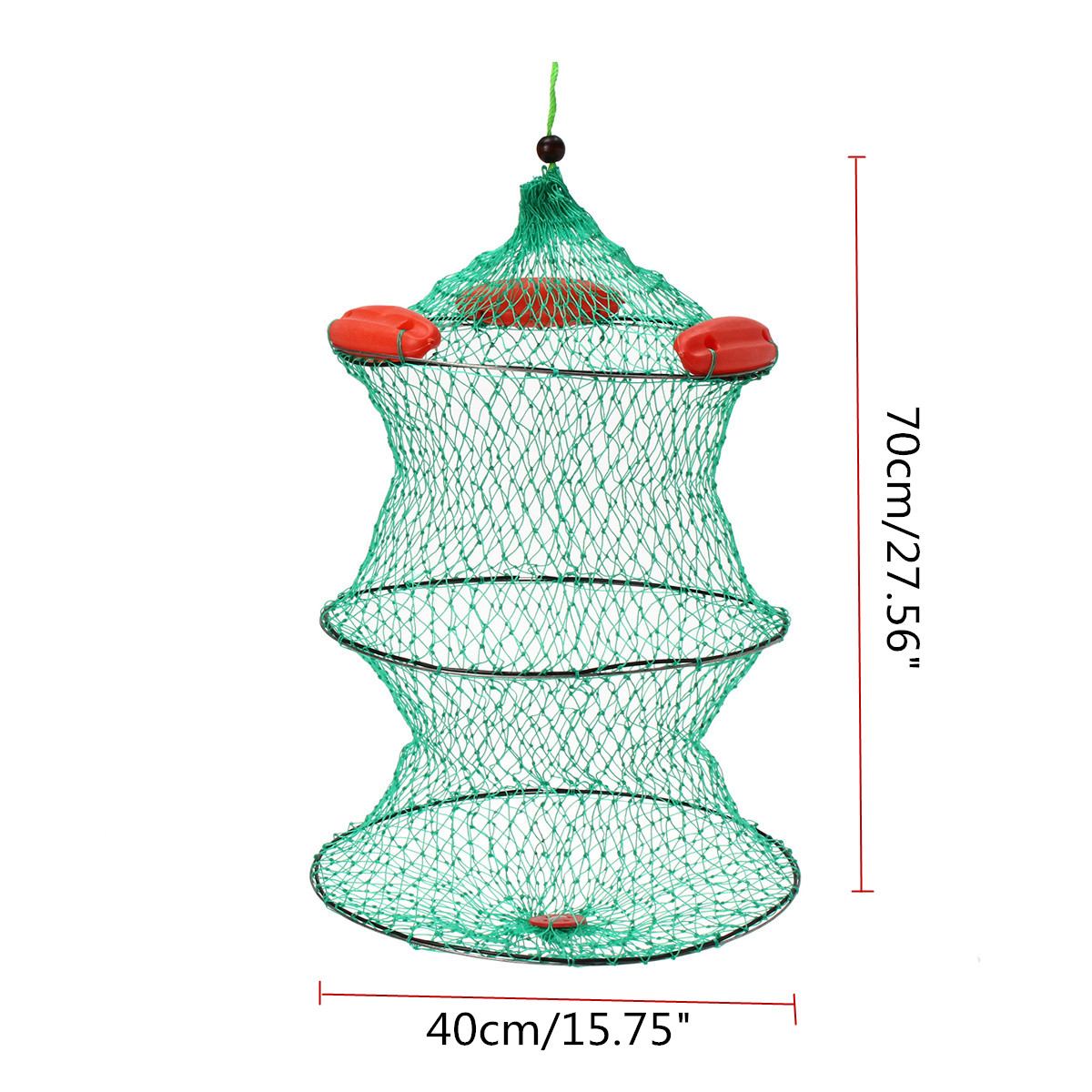 Πλεούμενο Ψαροκάλαθο Δίχτυ Ψαριών 70x38cm με Φελλούς - Διατηρεί την Ψαριά σας Ζωντανή